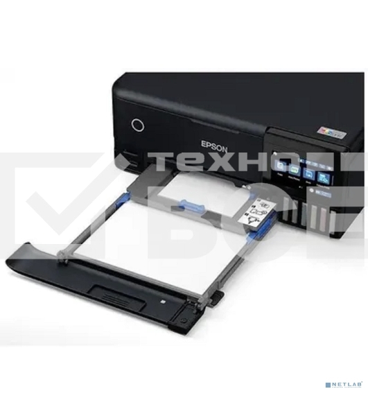 МФУ струйное Epson EcoTank L8160 (C11CJ20503) черный, A4, ч/б печ. 16 стр/мин., цв. печ. 12 стр/мин., 5760x1440 DPI, USB, Wi-Fi, Ethernet