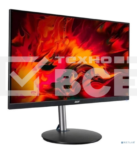 Монитор Acer XF273P6bipr 27'', ZeroFrame, черный, IPS, 1920x1080, 1ms, 250cd, 144Hz, HDMI(1.4), DP(1.2), FreeSync, h. adj 150, Vesa:100x100