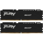 Оперативная память Kingston Fury Beast, DDR5, 32Gb (1x32Gb), 6000MHz, CL30, DIMM, с радиатором, RGb, черный, фото15