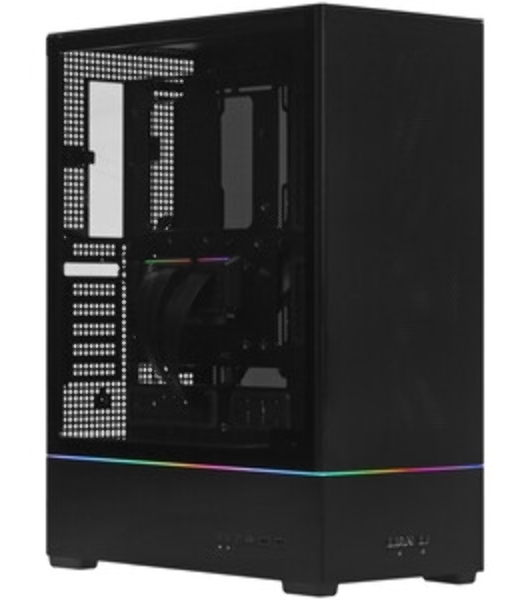 Компьютерный корпус MidiTower Lian Li SUP 01 черный RGb (ATX, без БП, ARGb, 2xUSB3.2 Type-A + USB3.2 Type-C) (G99.SUP01X.00)