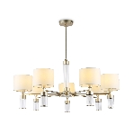 Люстра Ambrella light LH71303/7 CGD/WH золото/белый E14/7 max 40W D860*740, фото7