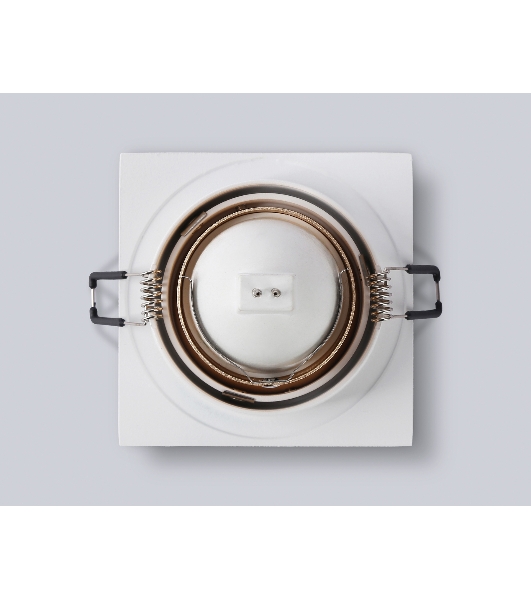 Встраиваемый точечный светильник Ambrella light TN102827 WH/GD белый/золото GU5.3 92*92*50