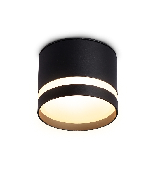 Светильник Ambrella light TN6572 BK черный IP44 GX53 max 15W D82*65