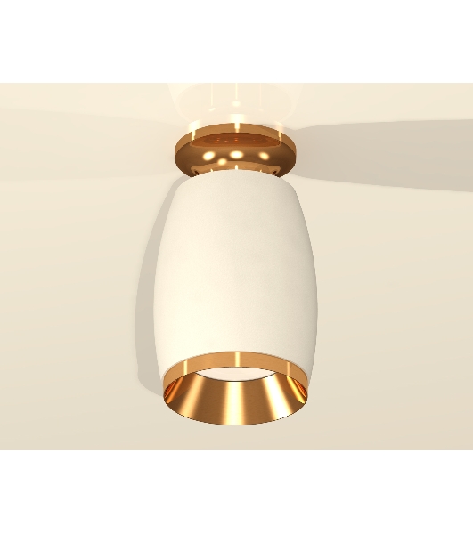 Светильник Ambrella Light XS1122044 SWH/PYG белый песок/золото желтое полированное MR16 GU5.3 (N6905, C1122, N7034)