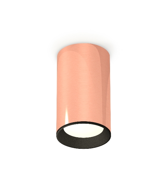 Светильник Ambrella Light XS6326002 PPG/SBK золото розовое полированное/черный песок MR16 GU5.3 (C6326, N6102)