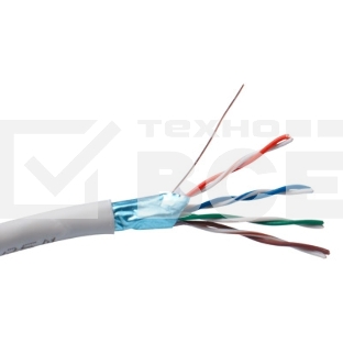 Кабель Exegate FTP 4 пары кат.5e Exegate медь, экран, 305м pullbox, серый