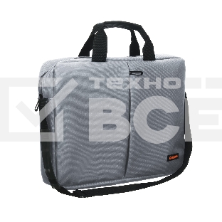 Сумка Exegate Office F1590 Grey, серая, полиэстер, для ноутбуков до 15.6