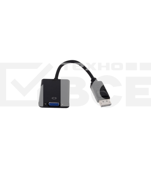 Кабель-переходник DP --> VGA-F 0,2m , Telecom (TA522)