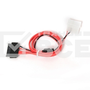 Кабель Gembird/Cablexpert Кабель Combo miniSATA , molex+SATA/miniSATA, 6pin+7pin, (длина инт-35см, пит-30см),(CC-SATA-C2)