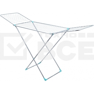 Сушилка для белья НИКА СБ2/С серебро, напольная,складная 20м