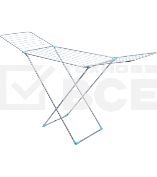 Сушилка для белья НИКА СБ2/С серебро, напольная,складная 20м