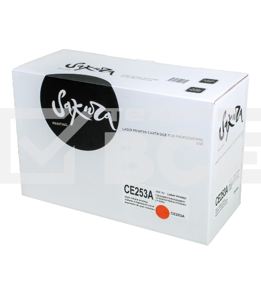 Картридж лазерный Sakura CE253A для HPColor LaserJet CM3530MFP/CM3530fsMFP/CP3525/CP3525n/CP3525dn/CP3525x, пурпурный, 7000 к.