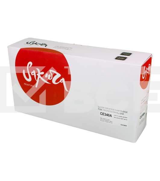 Картридж лазерный Sakura CE340A для HP LJ  700/775, черный, 13 500 к.