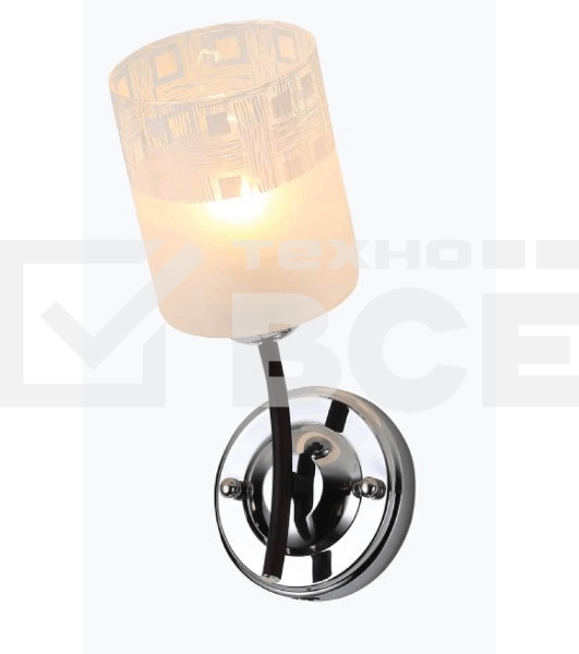 Светильник Hiper E27х1х60Вт черный/Хром H010-1