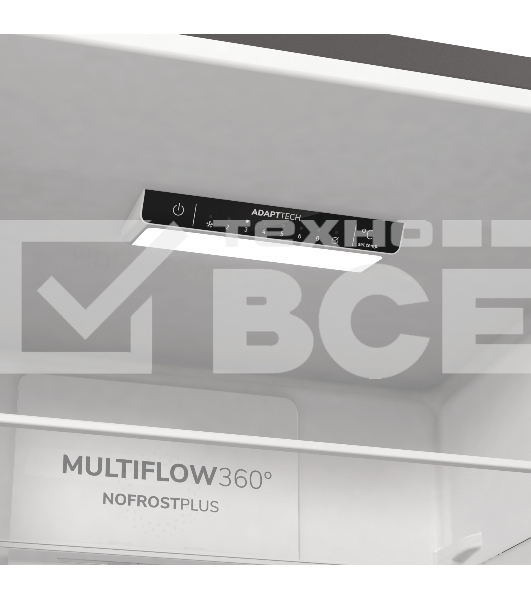 Холодильник Gorenje NRK6201PS4 серебристый металлик двухкамерный 235/96л морозилка снизу