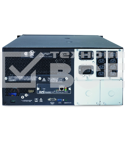 Источник бесперебойного питания APC Smart-UPS SUA5000RMI5U 4000Вт 5000ВА черный