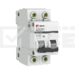 Автоматический выключатель EKF mcb4729-2-50C 2P 50А (C) 4,5кА ВА 47-29 Basic, фото 1