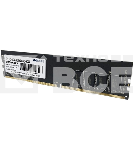Оперативная память Patriot Signature, DDR4, 16GB (1x16 GB), 2666 MHz, CL19, DIMM
