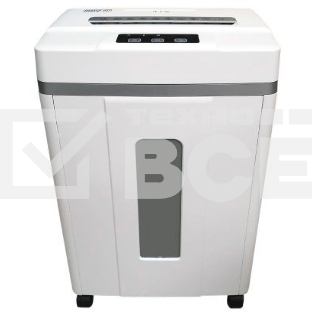 Шредер Office Kit S200TSCD 0,8x2 белый (секр.P-7) фрагменты 6лист. 25лтр. скобы пл.карты CD