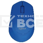 Мышь беспроводная Logitech M280 синий, 1000 dpi, радиоканал, USB, кнопки - 3, фото13