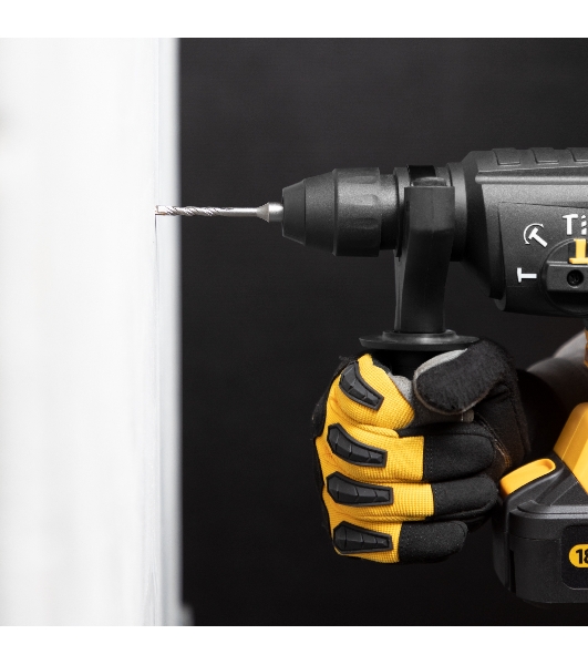 Бур по бетону, двойная спираль, Cobalt W-tip, 5x110 мм, SDS PLUS Denzel