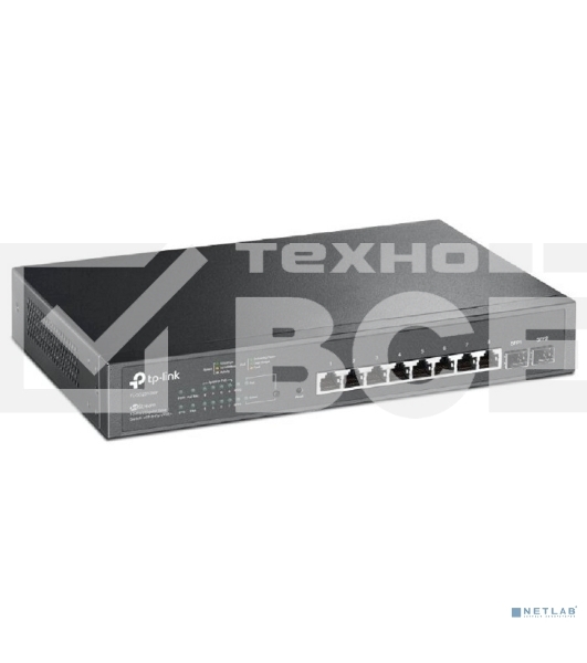 Коммутатор TP-Link JetStream 10-Port Gigabit Smart Switch with 8-Port PoE+, 8× Gigabit PoE+ Ports, 2× Gigabit SFP Slots, 802.3at/af, 150 W PoE Power, 1U 13-inch Rack-mountable Steel CaseIntegration with Omada SDN Controller, 802.1Q VLAN, STP/RSTP/MSTP, IG