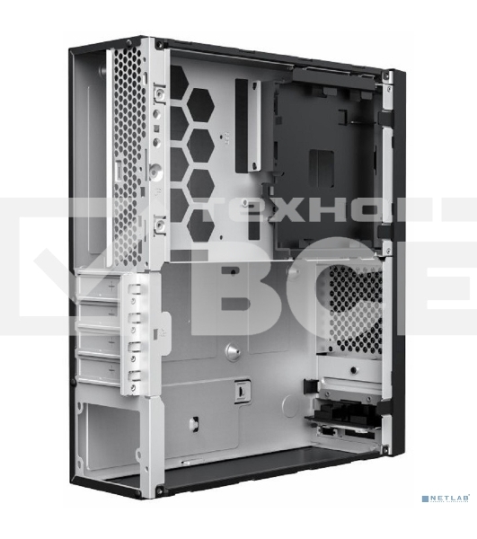 Компьютерный корпус с блоком питания 300Вт. Foxline FL-1001 mATX case, black, w/PSU TFX 300W, w/2xUSB2.0+2xUSB3.0, w/1xcombo audio, w/pwr cord, w/ 8cm FAN