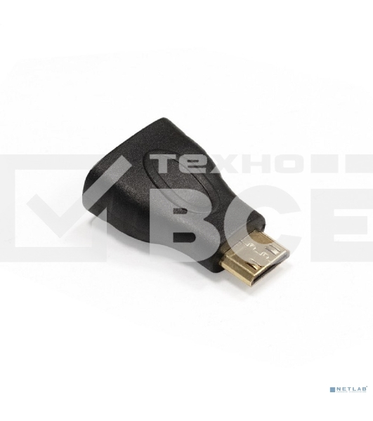 Переходник Exegate EX284924RUS HDMI-miniHDMI EX-HDMI-FMC (19F/19M, позолоченные контакты)