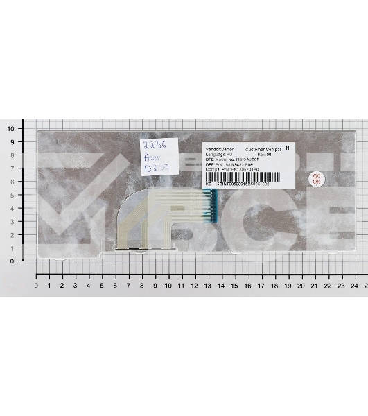 Клавиатура для ноутбука Acer Aspire One A110 A150 D150 D250 ZG5 ZG8 черная