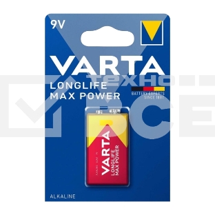 Батарейка VARTA LONGLIFE MAX P. 9V бл.1