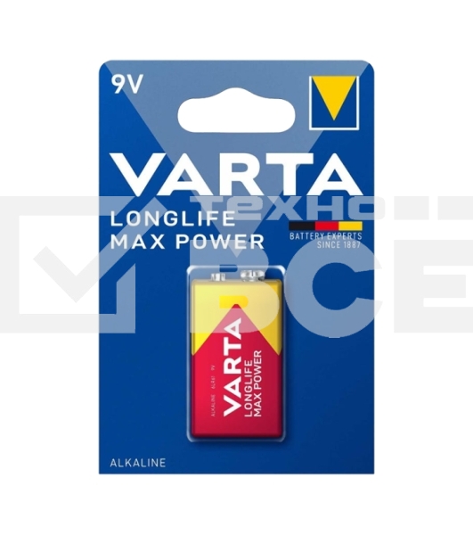 Батарейка VARTA LONGLIFE MAX P. 9V бл.1