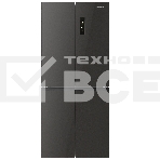 Холодильник Maunfeld MFF183NFSBE черная нержавеющая сталь трехкамерный инвертор 405л морозилка снизу, фото12