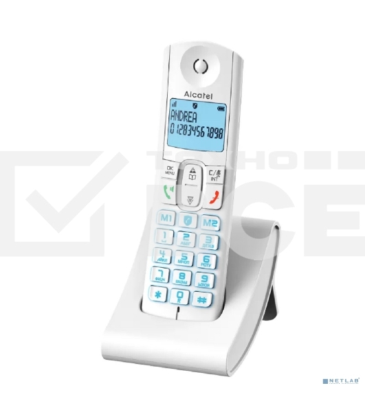 Радиотелефон ALCATEL F685 RU белый