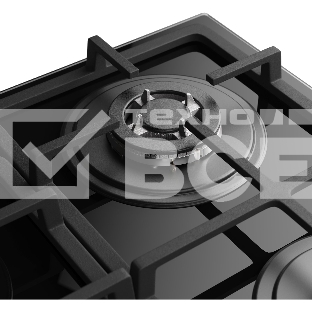 Варочная поверхность MONSHER MGG 67 RN Bronze, Classic, газ, 60 см, газ-контроль, автоматический электроподжиг, чугунные решетки, форсунки под сжиженый газ, поворотные переключатели, цвет черный/бронзовый