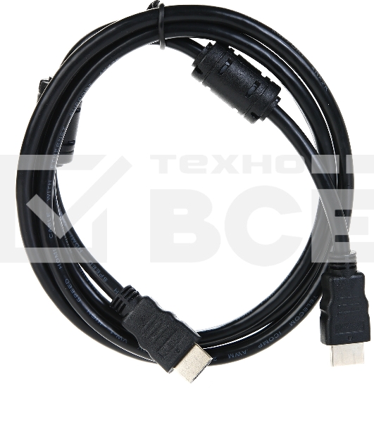 Кабель Telecom HDMI-19M --- HDMI-19M ver 2.0+3D/Ethernet,2 фильтра 2m <TCG200F-2M> 