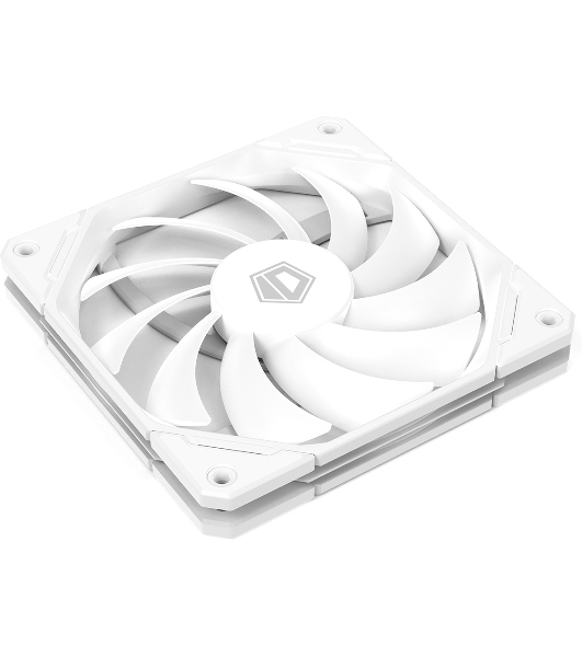 Вентилятор для корпуса ID-COOLING TF-12015-W белый 120 мм, 2200 об/мин, 32.3 дБ, 4 pin