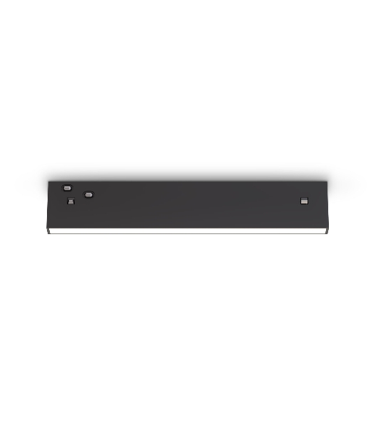 Трековый светильник GL2320 BK черный IP20 10W 3CCT 3000/4200/6400K 48V 200*10*37