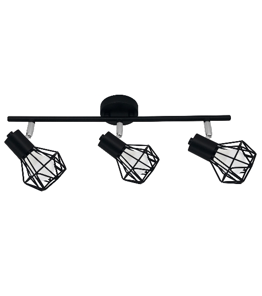 Светильник Ambrella light TR8622/3 BK/CH черный/хром E27*3 max 40W 460*91*175