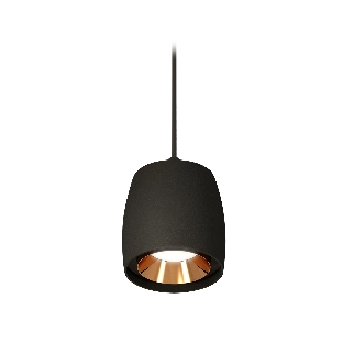 Светильник Ambrella Light XP1142001 SBK/PYG черный песок/золото желтое полированное MR16 GU5.3 (A2311, C1142, N7034)
