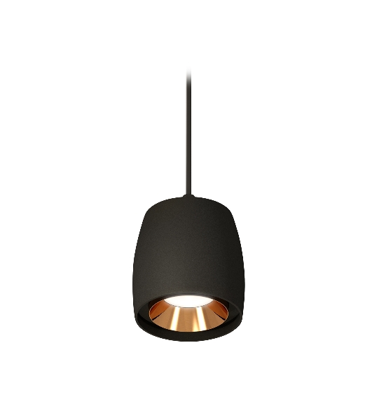 Светильник Ambrella Light XP1142001 SBK/PYG черный песок/золото желтое полированное MR16 GU5.3 (A2311, C1142, N7034)