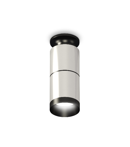 Светильник Ambrella Light XS6305080 PSL/PBK серебро полированное/черный полированный MR16 GU5.3 (N6902, C6305, A2061, N6131)