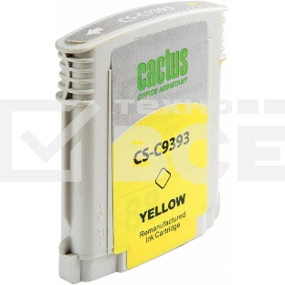 Картридж струйный Cactus CS-C9393 желтый для №88 HP Officejet Pro K550 (29ml)