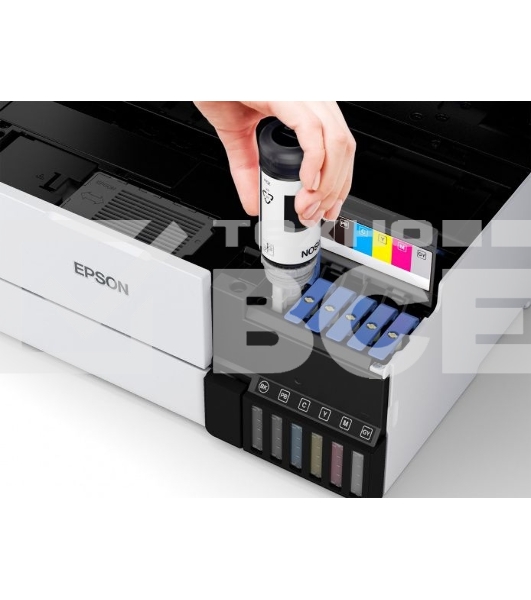 МФУ струйное Epson L8160 (C11CJ20404/403/402) A4 Duplex Net WiFi USB RJ-45 черно-белый