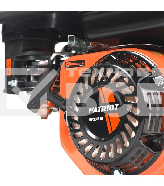 Мотопомпа PATRIOT MP 3065 SF4т АИ92 210см3 7.0лс самовс. 65м3/ч 1100л/мин гл.7м напор30м 3'' 3.5л