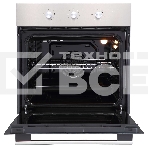 Духовой шкаф встраиваемый полноразмерный Evelux EO 620 X, 60 см, 8 режимов, 65л, нержавеющая сталь, фото2