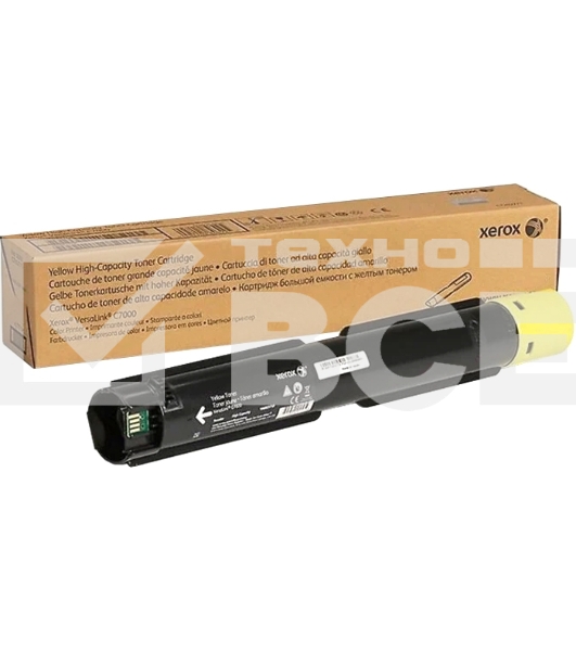 Картридж лазерный XEROX 106R03766 желтый для XEROX VersaLink C7000 (10100 стр)(Channels)