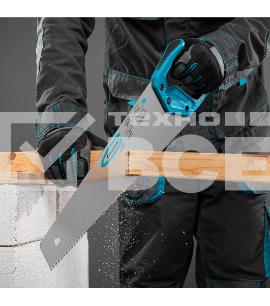 Ножовка Gross 24100 по дереву 450 двухкомпонентная рукоять