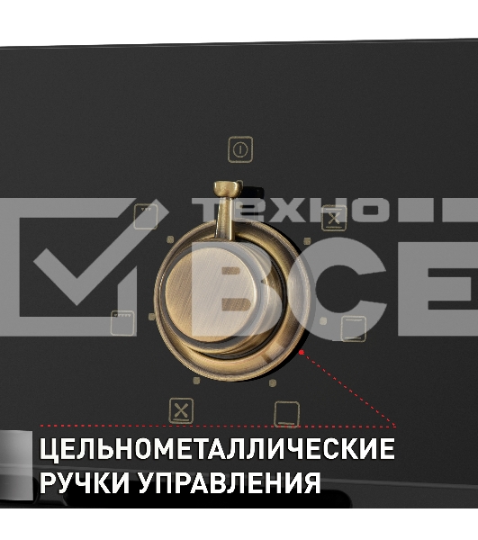 Шкаф духовой электрический Maunfeld EOEFG.566RBG.RT, встраиваемый
