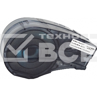 Картридж ленточный Cactus CS-M21-750595WT черный шрифт, белый фон (19.1 мм, 6.4 м) для Brady BMP21-PLUS, BMP21-LAB