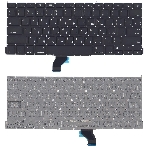 Клавиатура для ноутбука MacBook Pro 13' Retina A1502 2013+ черная плоский Enter, фото2